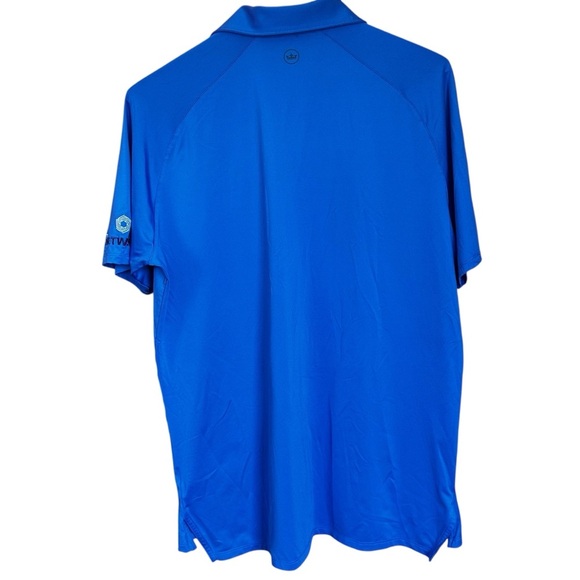 Peter Millar Performance Polo Summer Comfort Crown Sport - Network Logo Blue M - Picture 5 of 11